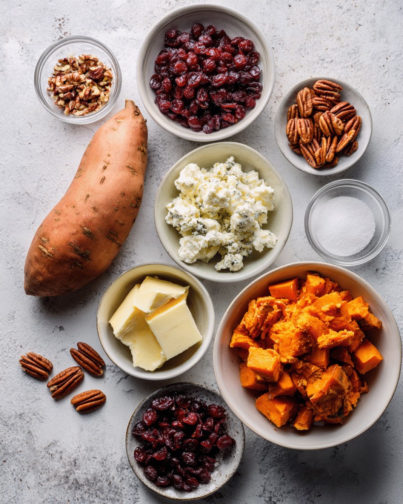 Craving a crowd-pleasing appetizer that's quick, elegant, and packed with flavor? Learn how to make irresistible Sweet Potato Rounds with Blue Cheese, Cranberry & Pecans that'll steal the show at your next gathering. Discover now!