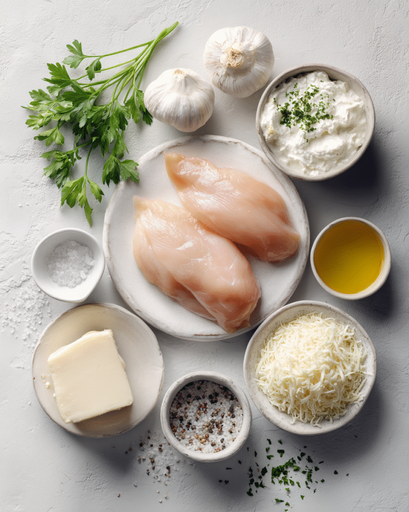 Craving a quick, mouthwatering dinner? Learn how to whip up Creamy Garlic Parmesan Chicken with Cheesy Twisted in just 30 minutes perfect for busy weeknights. Discover now!