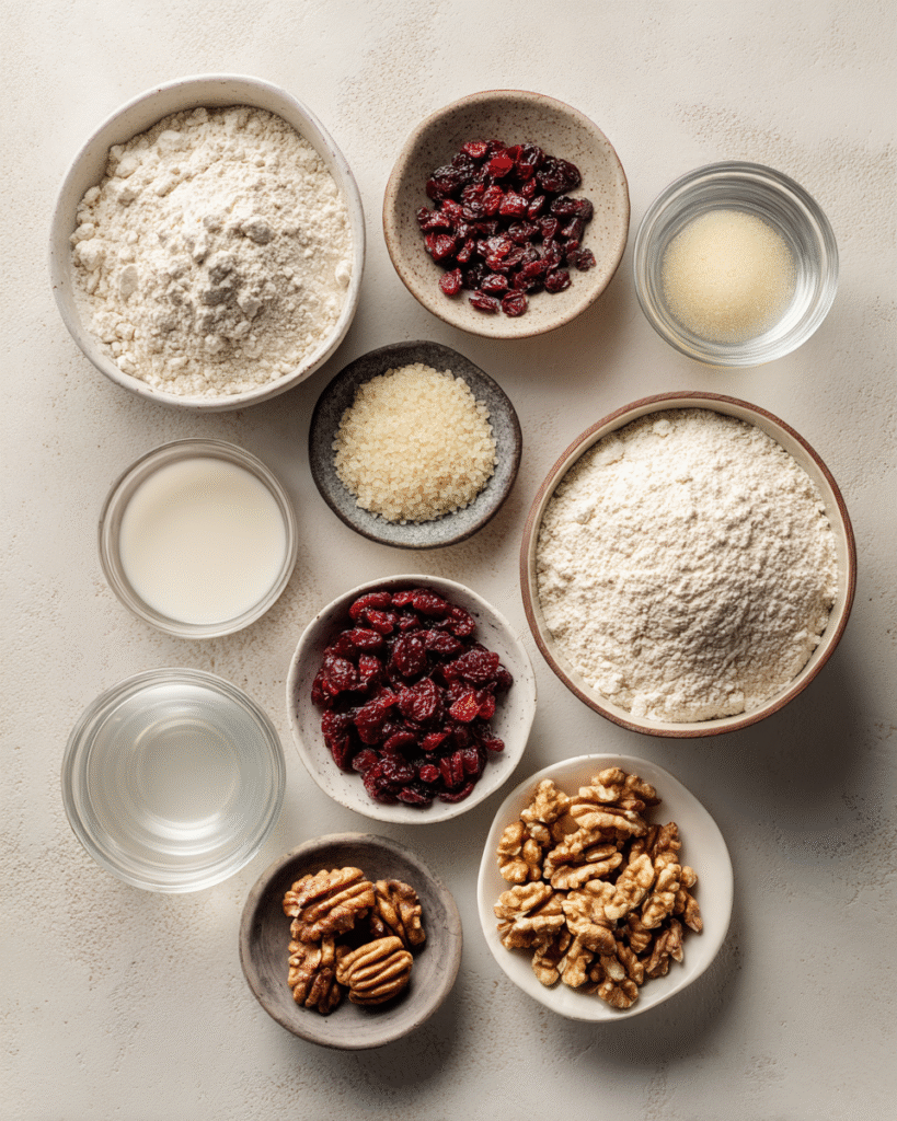 Craving bakery-style bread without kneading? Learn how to make incredible No-Knead Cranberry Walnut Bread with just 5 minutes of prep time. Discover easy baking magic!