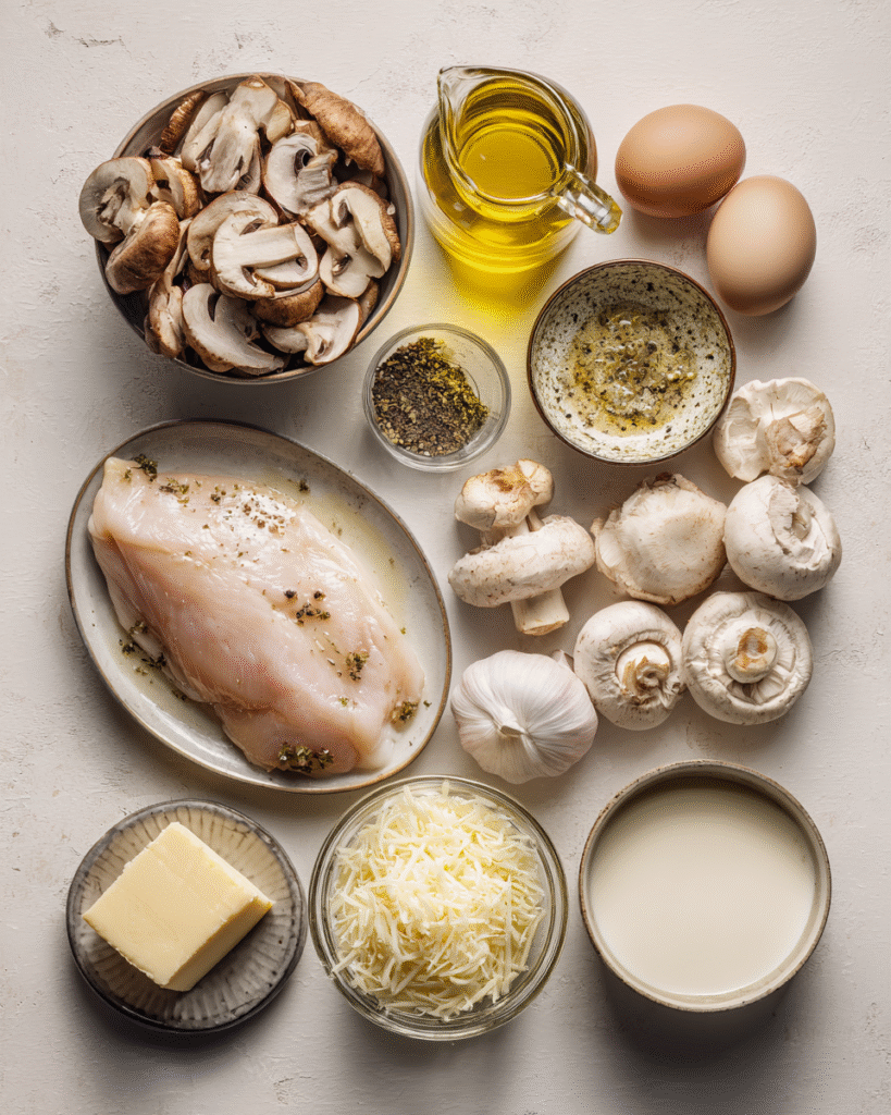 Craving a restaurant-worthy dinner in minutes? Learn how to whip up a mouthwatering Chicken and Mushroom Skillet in a Creamy Asiago that's both simple and irresistible. Discover now!