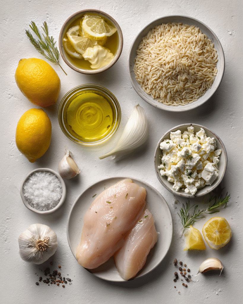 Lemon Butter Dijon Chicken: A Creamy Orzo Delight 4 Craving a creamy, tangy dinner that's ready in minutes? Our Lemon Butter Dijon Chicken and Orzo with Feta Sauce delivers restaurant-quality flavor without the hassle. Learn how to make this easy weeknight meal now.