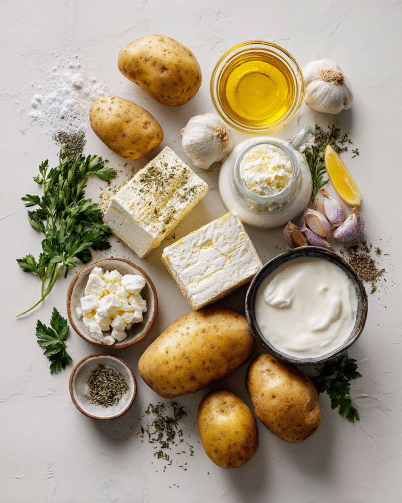 Greek Roasted Potatoes with Whipped Feta: A Flavor Explosion! 4 Craving a Mediterranean side dish that'll steal the show? Learn how to make crispy Greek Roasted Potatoes with Whipped Feta that'll transform your dinner tonight. Discover now!