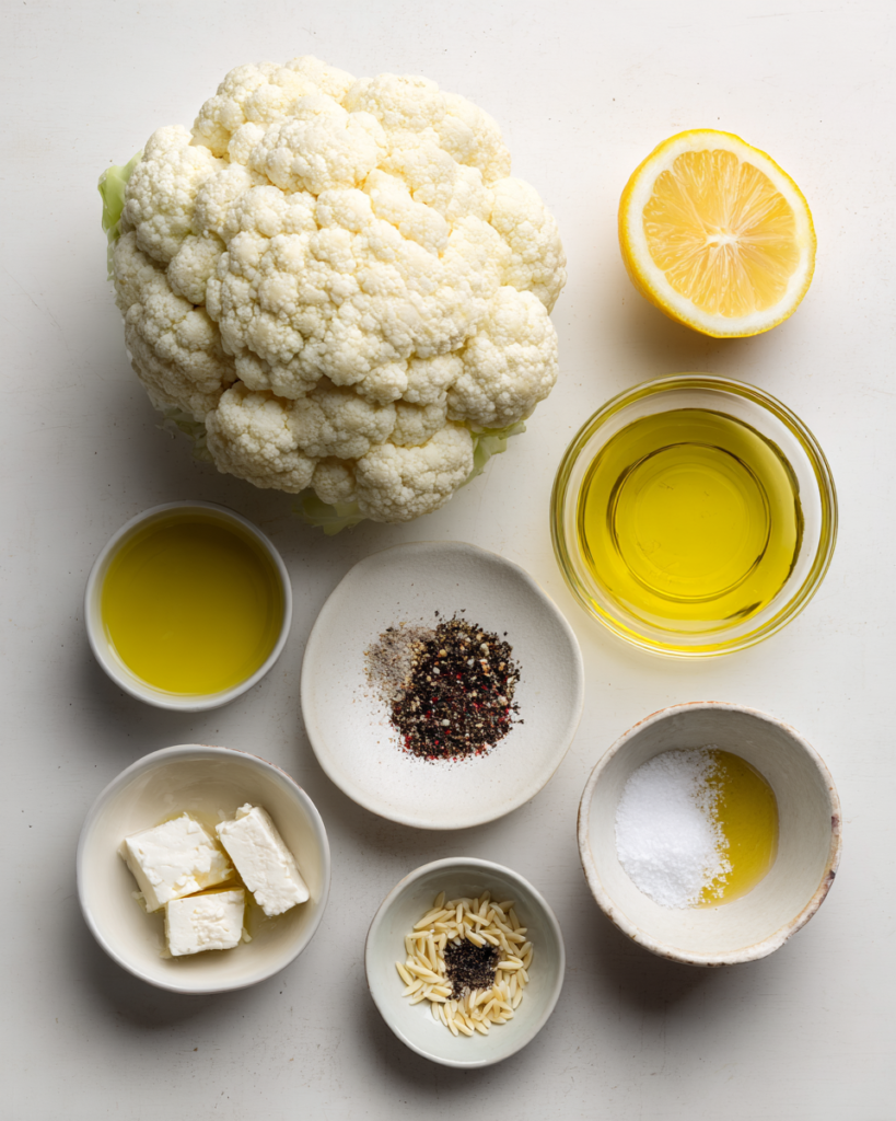 Roasted Cauliflower Orzo Bowl: A Zesty Weeknight Dinner Delight