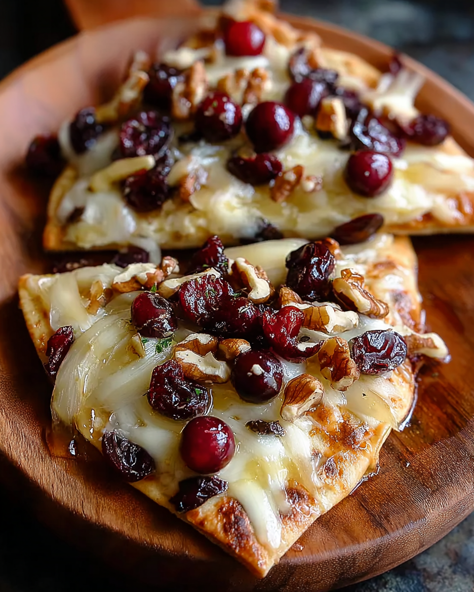 How to Make Crispy Flatbread with Brie, Cranberries & Walnuts 1 How to Make Crispy Flatbread with Brie, Cranberries & Walnuts