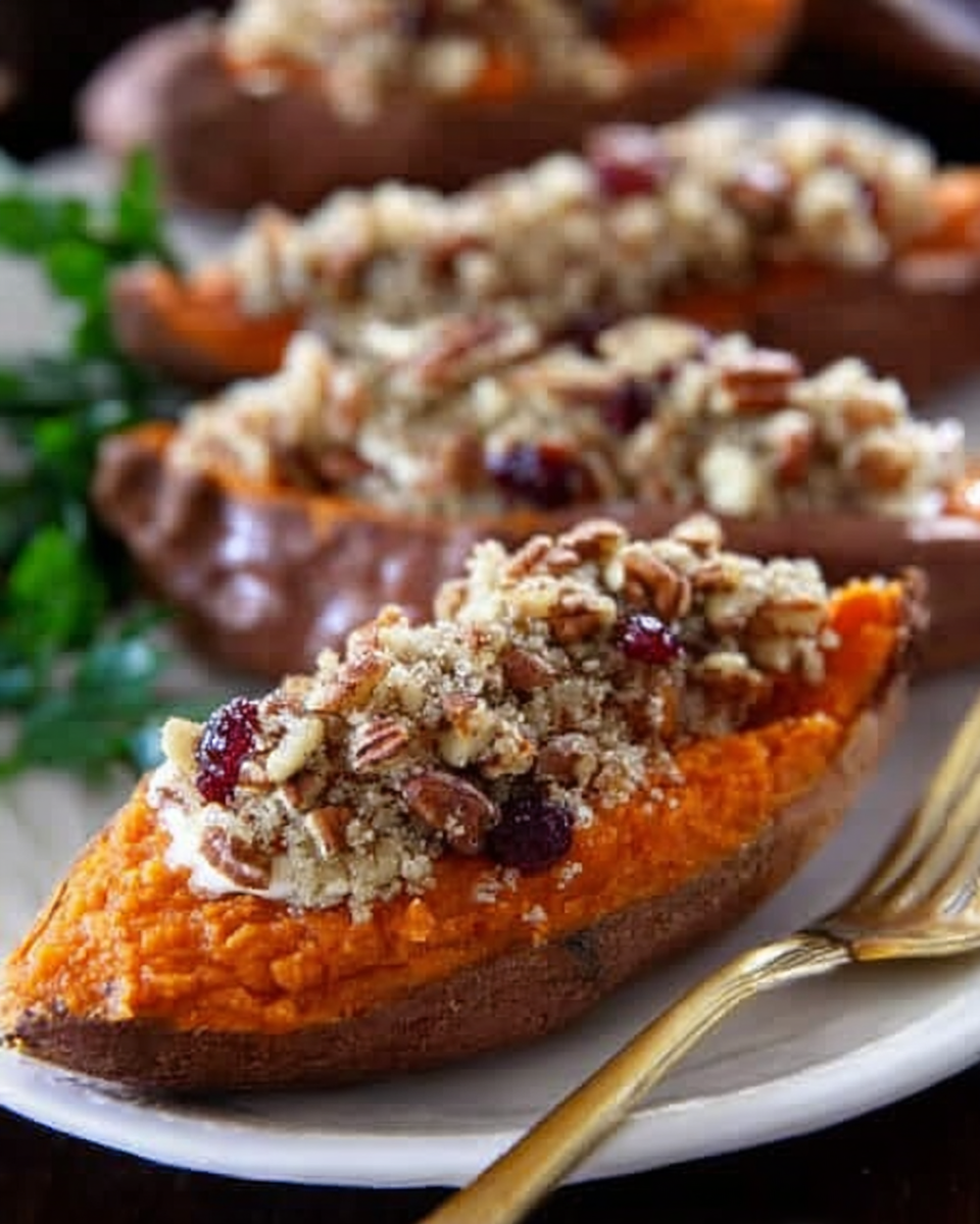 Maple Pecan & Ricotta Stuffed Sweet Potatoes: Festive Fall Feast! 3 Maple Pecan & Ricotta Stuffed Sweet Potatoes: Festive Fall Feast!