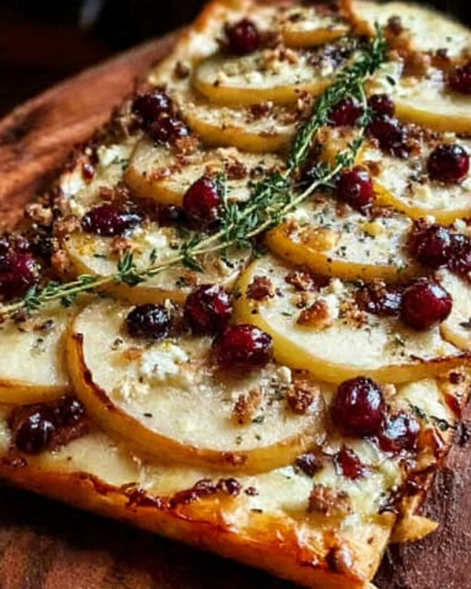 How to Make a Pear, Apple & Brie Flatbread That Wows Guests