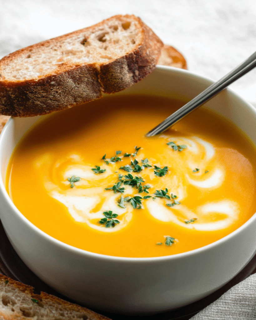 Creamy Butternut Squash Soup: 5 Cozy Fall Comfort Recipes