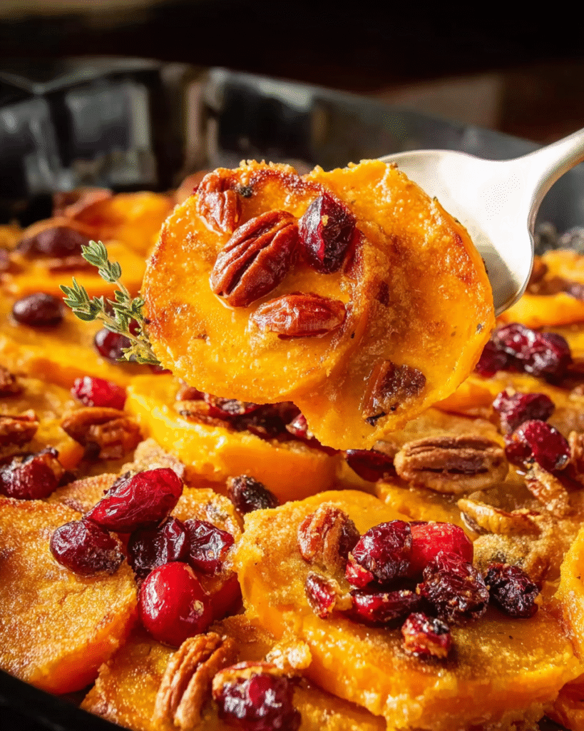 Sweet Potato Cranberry Gratin: Wow Your Holiday Guests!