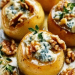 Roasted Pears with Blue Cheese: A Gourmet Delight