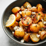 Greek Roast Potatoes With Lemon And Feta: A Zesty Side Dish!