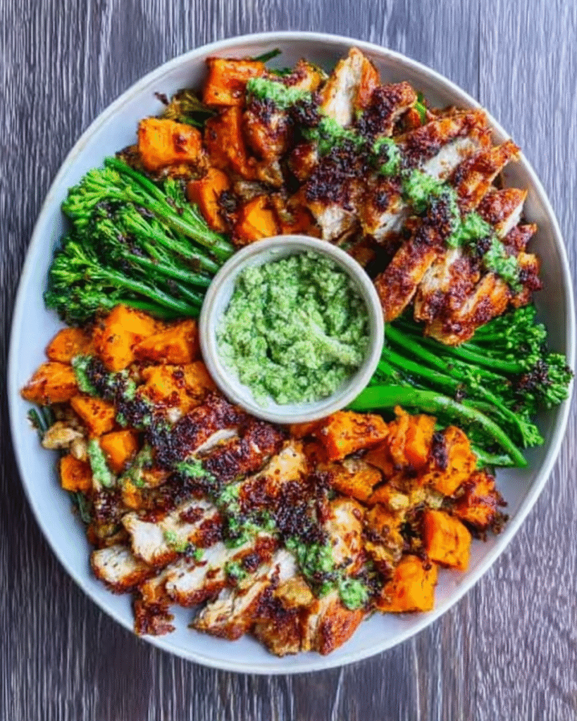 Chicken and Sweet Potato Bowls: Quick Dinner for Couples!