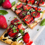 Strawberries Flatbread: Fresh Herb Magic in Every Bite!