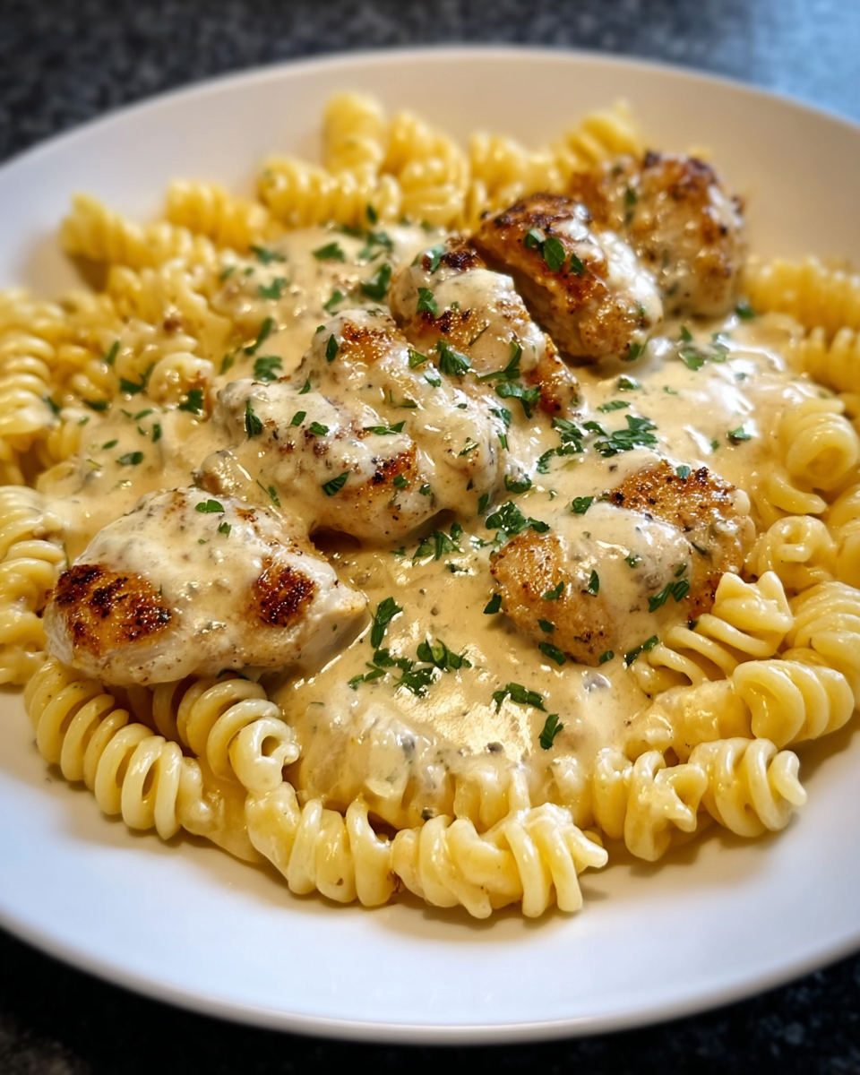 Creamy Garlic Butter Chicken Rotini: Ultimate Comfort Meal 3 Craving a comforting pasta dish that melts in your mouth? Our Creamy Garlic Butter Chicken Rotini with rich Parmesan sauce is the ultimate weeknight dinner solution. Discover now!