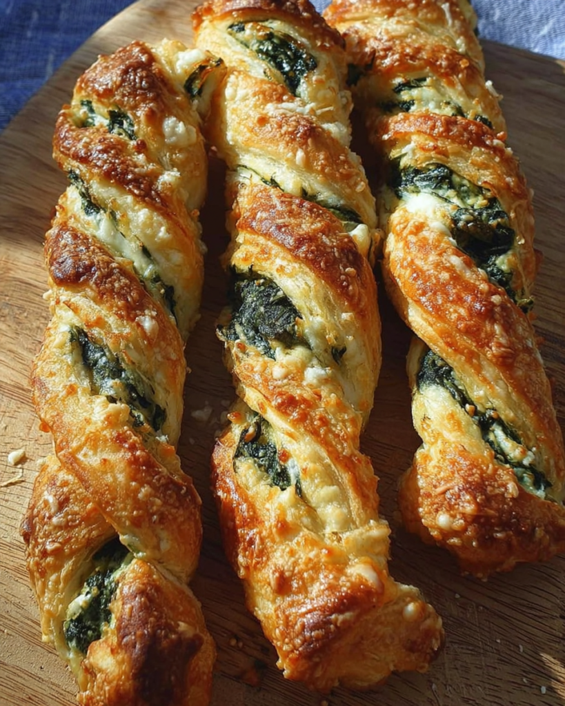Craving a gourmet snack that's quick and delicious? Learn how to make crispy Parmesan and Spinach Cheese Twists that'll impress guests and satisfy your hunger. Try now!