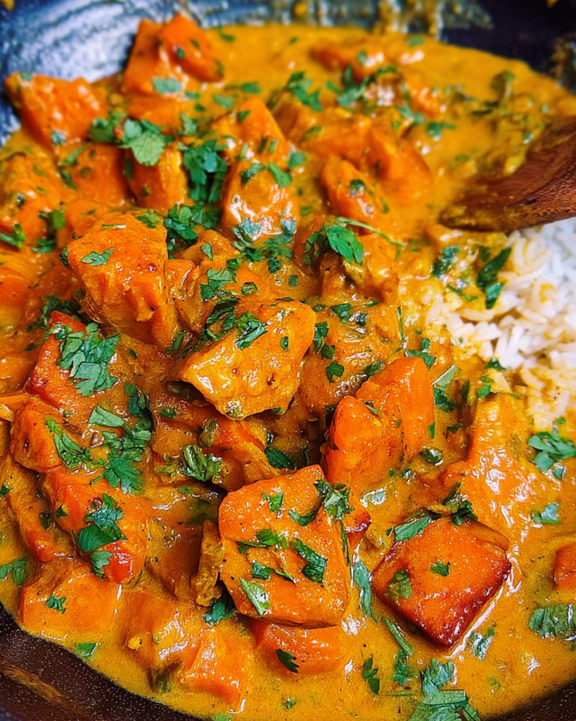 Craving a quick and cozy meal? Learn how to whip up this creamy Butternut Squash Coconut Curry in just 30 minutes pure comfort awaits! Try now.