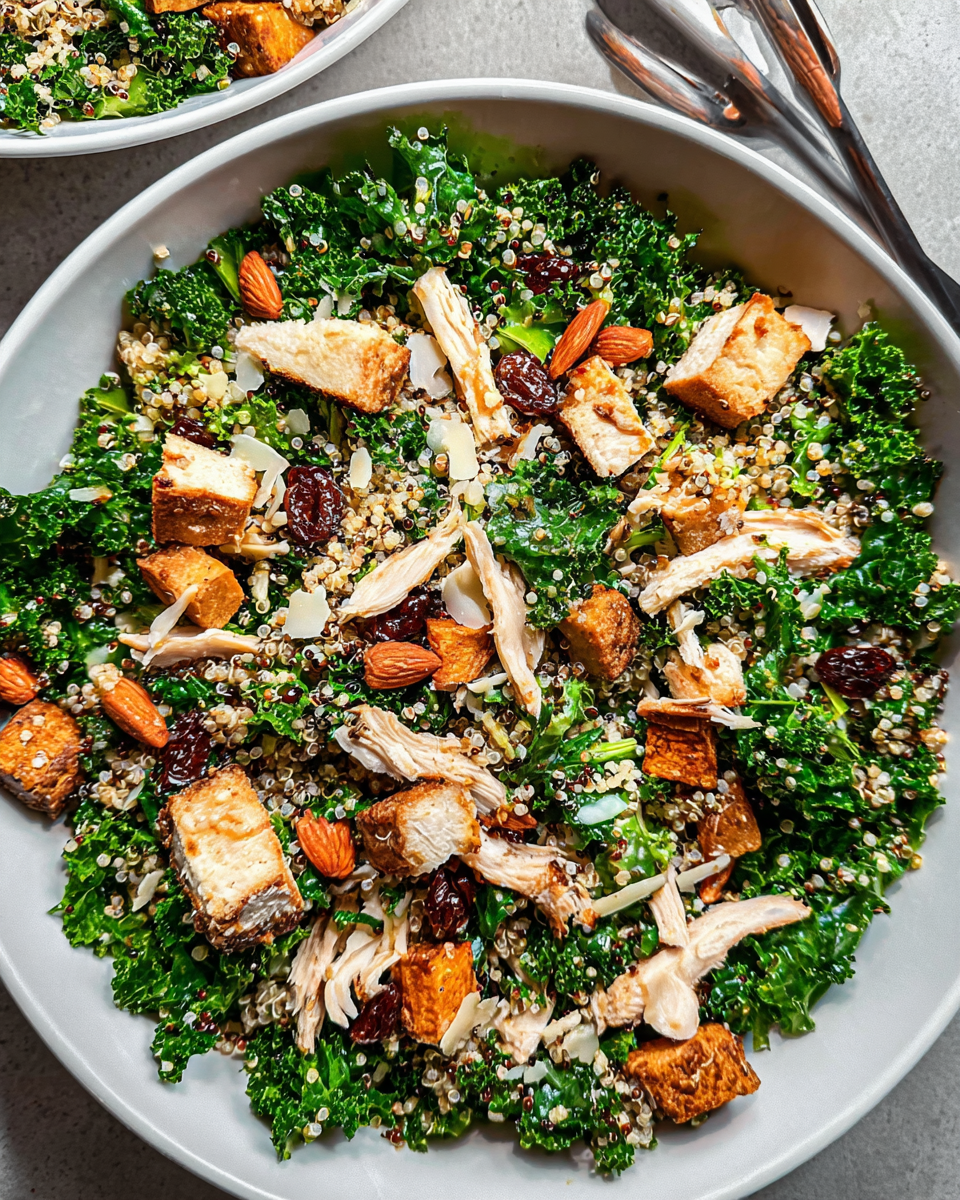 Best Kale & Quinoa Caesar Salad: 5 Flavor-Packed Ways to Wow 3 Tired of boring salads? Elevate your lunch game with our Kale & Quinoa Caesar recipe that transforms healthy eating into a flavor explosion in just 5 mouthwatering ways. *Discover now*