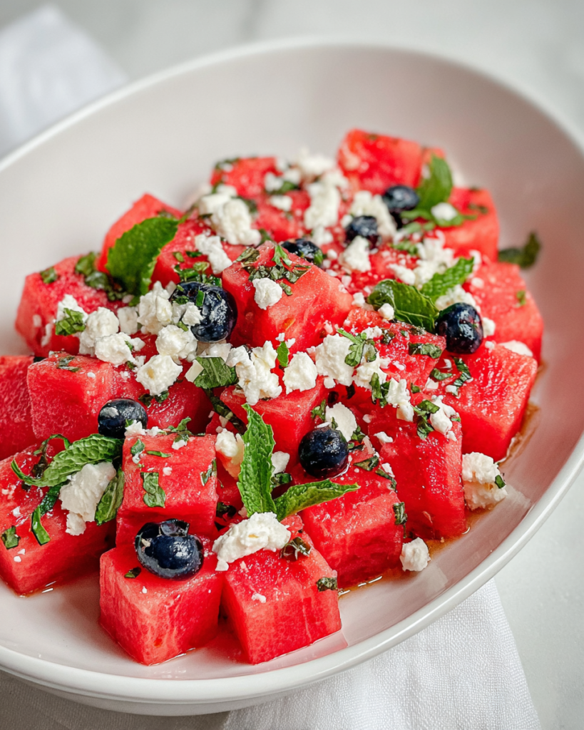 Craving a quick summer refreshment? This easy Watermelon Feta Salad transforms boring meals into zesty delights in just 5 minutes. Discover cool flavor magic now!