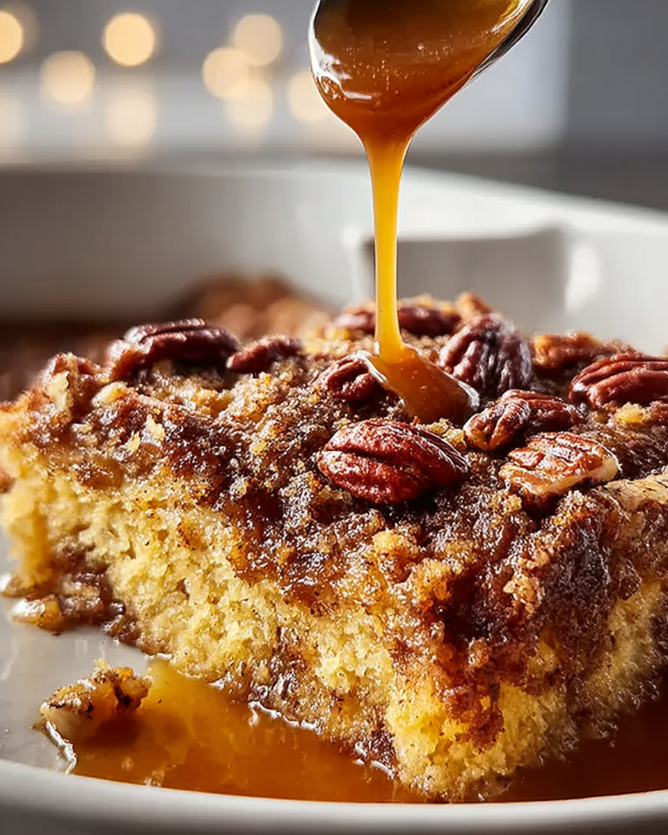 Craving a foolproof Southern dessert? Learn how to make the most delectable Pecan Dump Cake with zero baking skills required. Discover this mouthwatering recipe now!