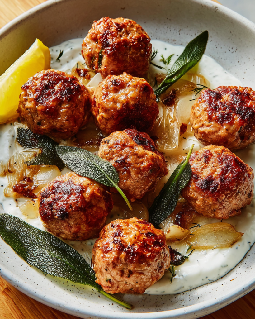 Craving a flavor-packed dinner that's light and zesty? Dive into these Ricotta & Lemon Turkey Meatballs with Herb Yogurt Dip that transform weeknight cooking into a culinary adventure. Discover now!