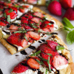 Strawberries Flatbread: Fresh Herbs Meet Sweet Summer Magic
