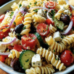 Classic Greek Pasta Salad: Best 5-Minute Summer Recipe! 5 Classic Greek Pasta Salad: Best 5-Minute Summer Recipe!