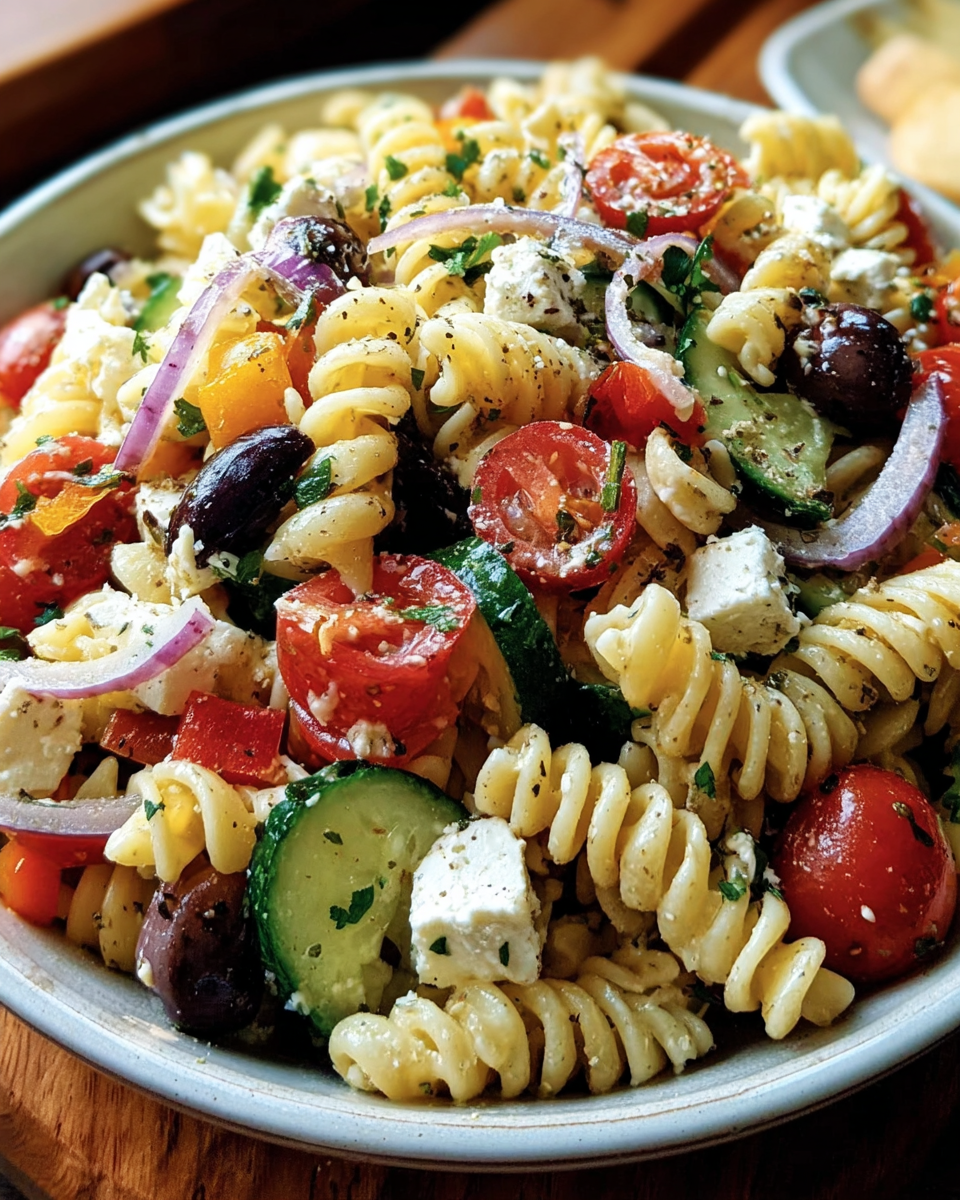Classic Greek Pasta Salad: Best 5-Minute Summer Recipe! 3 Classic Greek Pasta Salad: Best 5-Minute Summer Recipe!