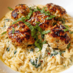 Creamy Ricotta Chicken Orzo: One-Skillet Dinner Magic!