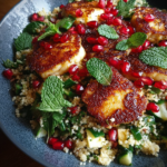 How to Make Halloumi & Pomegranate Couscous Salad in 15 Mins 5 How to Make Halloumi & Pomegranate Couscous Salad in 15 Mins
