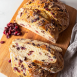 No-Knead Cranberry Walnut Bread: Easy Homemade Magic!
