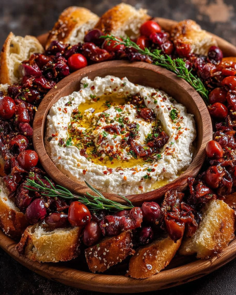 Want to impress your holiday guests with a stunning appetizer? Master the Antipasto Wreath with Chili Hot Honey Whipped Feta Dip that will elevate your entertaining game. Discover now!