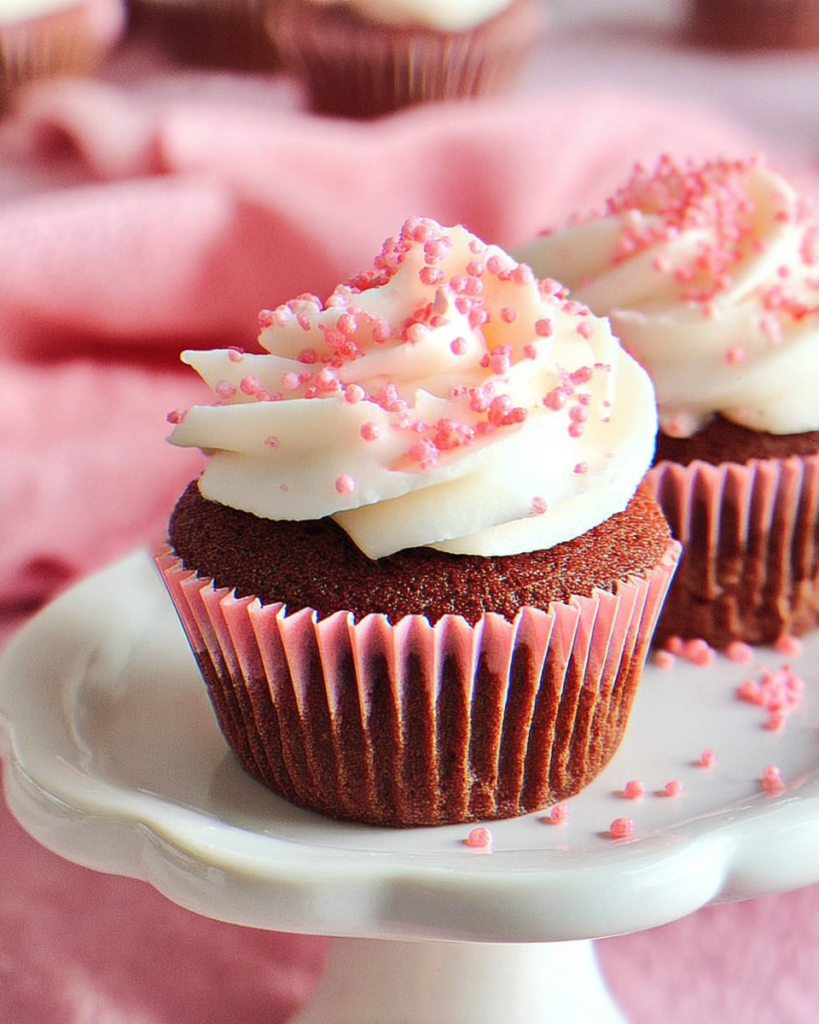 Craving pink velvet cupcakes with rich cream cheese frosting? Discover our easy recipe for mouthwatering Pink Velvet Cupcakes with Cream Cheese Frosting. Try it now!