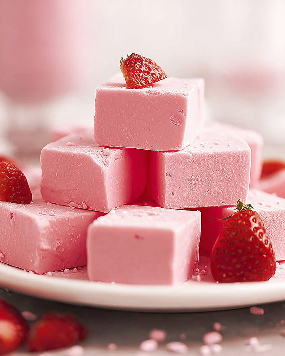 Are you craving a sweet treat that's quick and easy to make? Try this 2-Ingredient Strawberry Fudge - ready in just 10 minutes! Discover the simple steps to this delectable homemade fudge.