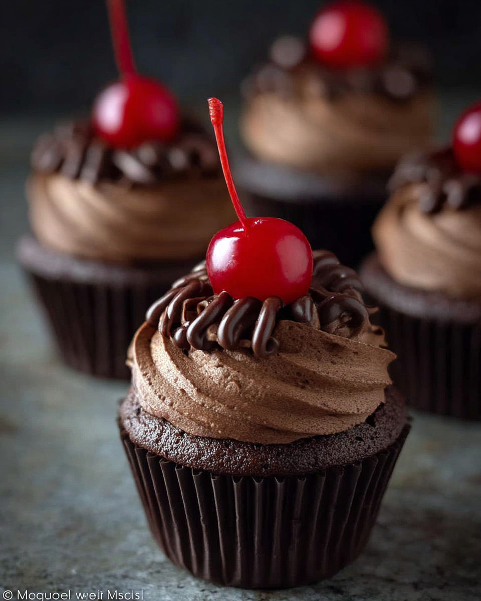 Chocolate Cherry Cupcakes: The Best Recipe for a Delicious Treat 3 Craving a delicious chocolate cherry treat? This irresistible cupcake recipe delivers moist, chocolatey goodness with a sweet cherry center. *Discover the perfect Chocolate Cherry Cupcakes!*