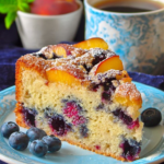 Craving a delightful dessert? Discover 5 easy ways to enjoy the sweet blend of peach and blueberry in this mouthwatering Peach Blueberry Cake. Try it now!