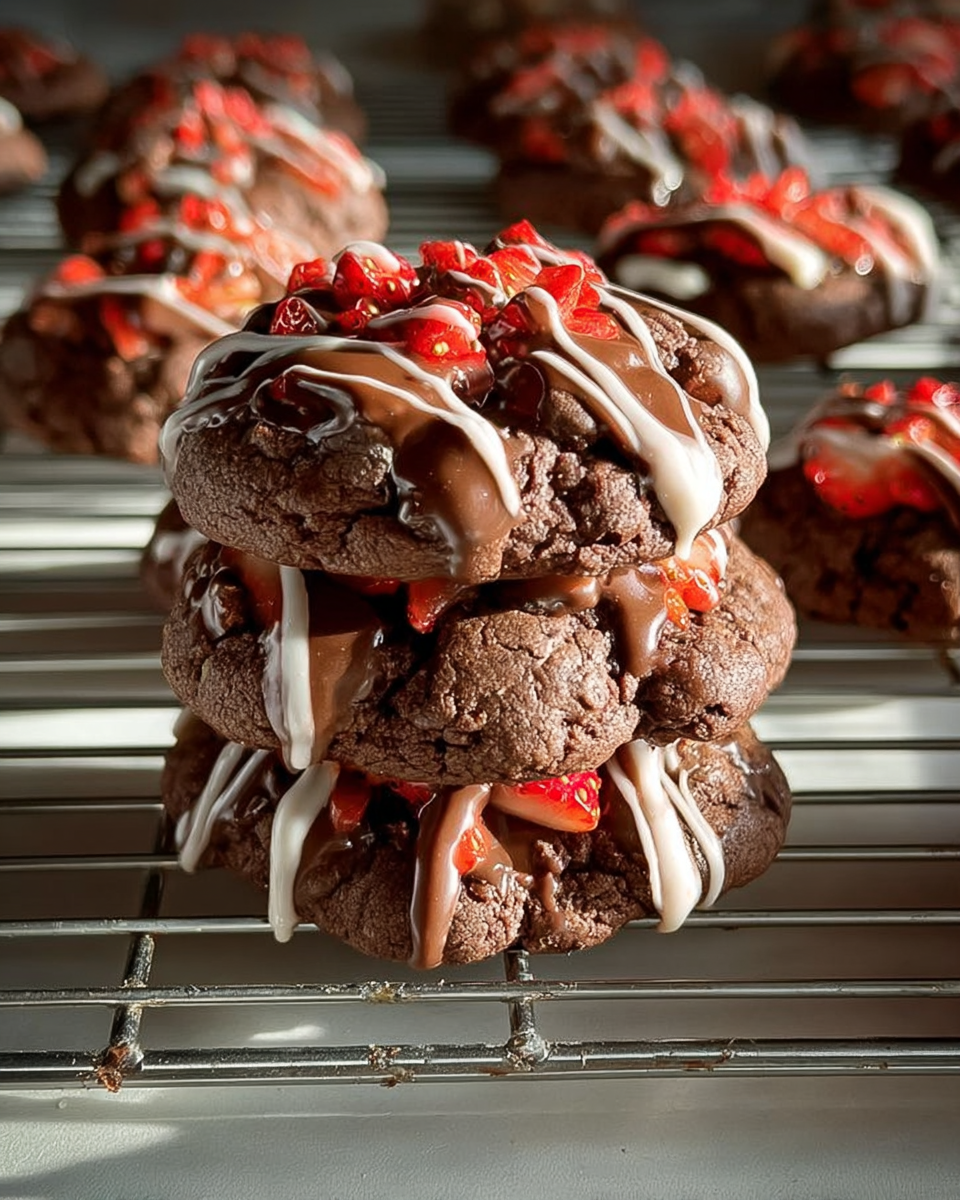 Craving a delightful twist on classic chocolate-covered strawberries? Discover our irresistible Chocolate Covered Strawberry Cookies recipe that'll have you coming back for more. *Try them today!*