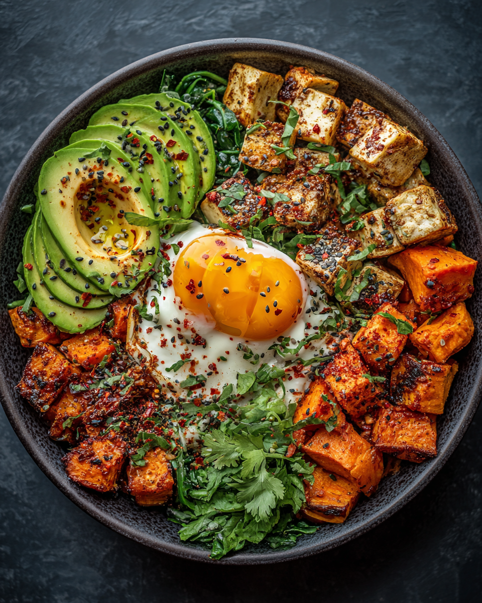 Delicious Sweet Potato Buddha Bowl: The Ultimate Healthy Meal 3 Craving a nutritious, filling meal? Discover the Sweet Potato Buddha Bowl - a delicious and healthy way to nourish your body. Packed with fresh veggies, wholesome grains, and the goodness of sweet potatoes. Try it today!