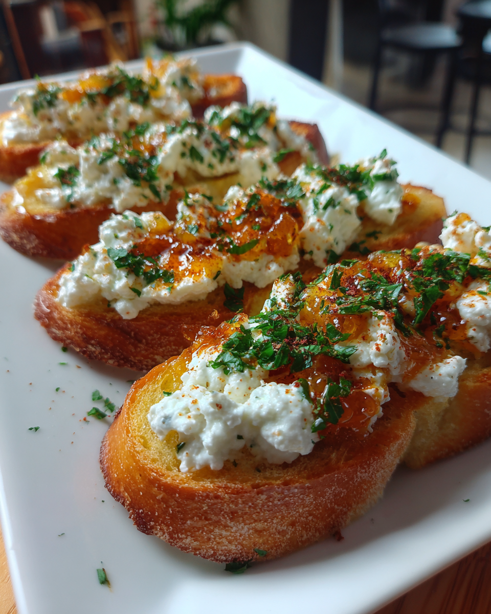How to Make the Best Tasty Sweet and Spicy Whipped Feta Crostini 3 Craving a tasty appetizer? Try our sweet and spicy whipped feta crostini - a delightful blend of flavors that will impress your guests. Discover the secret to making these irresistible bites.