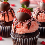Craving something sweet this Valentine's Day? Learn how to bake mouthwatering Chocolate Covered Strawberry Cupcakes. Discover the perfect treat!