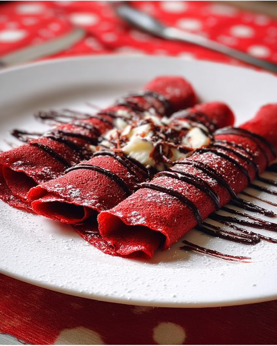 Craving a sweet indulgence? Discover our decadent Red Velvet Crêpes recipe - a delightful twist on the classic dessert. Savor the rich flavors and velvety texture. Try it now!
