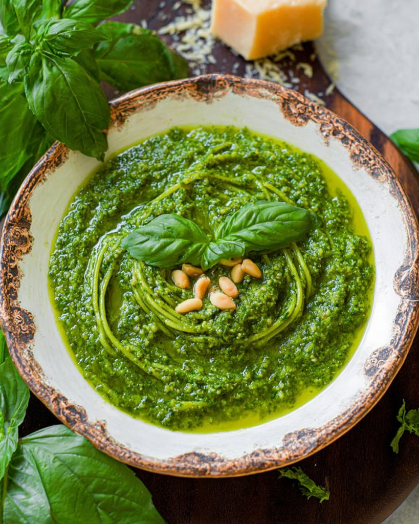 Are you craving a burst of fresh, herbal flavors? Discover the secrets of basil pesto - the versatile sauce that elevates any dish. *Try it now!*