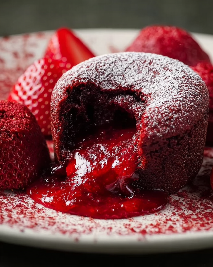 Craving rich, decadent cupcakes? Master the art of mouthwatering Red Velvet Molten Lava Cupcakes. Discover the secrets to baking these irresistible treats.