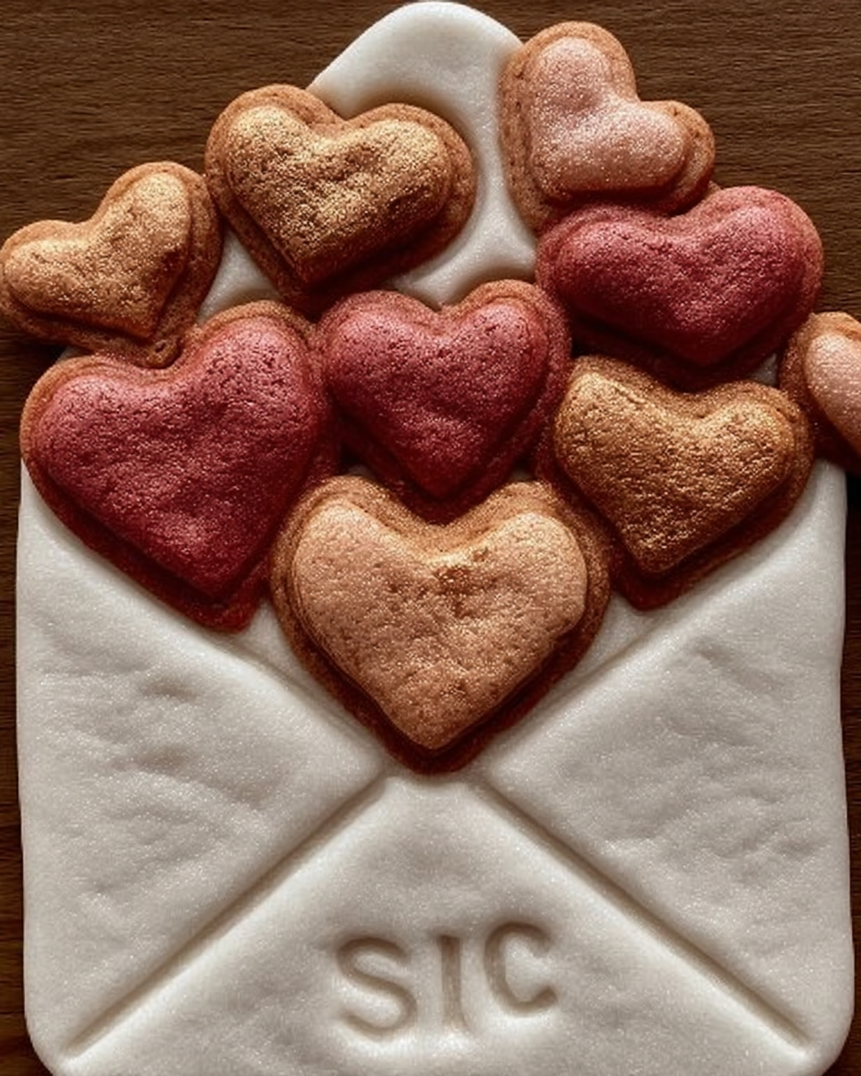 Craving a sweet Valentine's treat? Learn how to make adorable heart envelope cookies - perfect for sharing with loved ones. *Discover the easy recipe!*