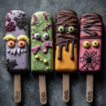 Spooky Monster Cakesicles: Easy Halloween treats that will delight kids and adults alike. Get creative with these ghoulish cakes on a stick! *Discover*