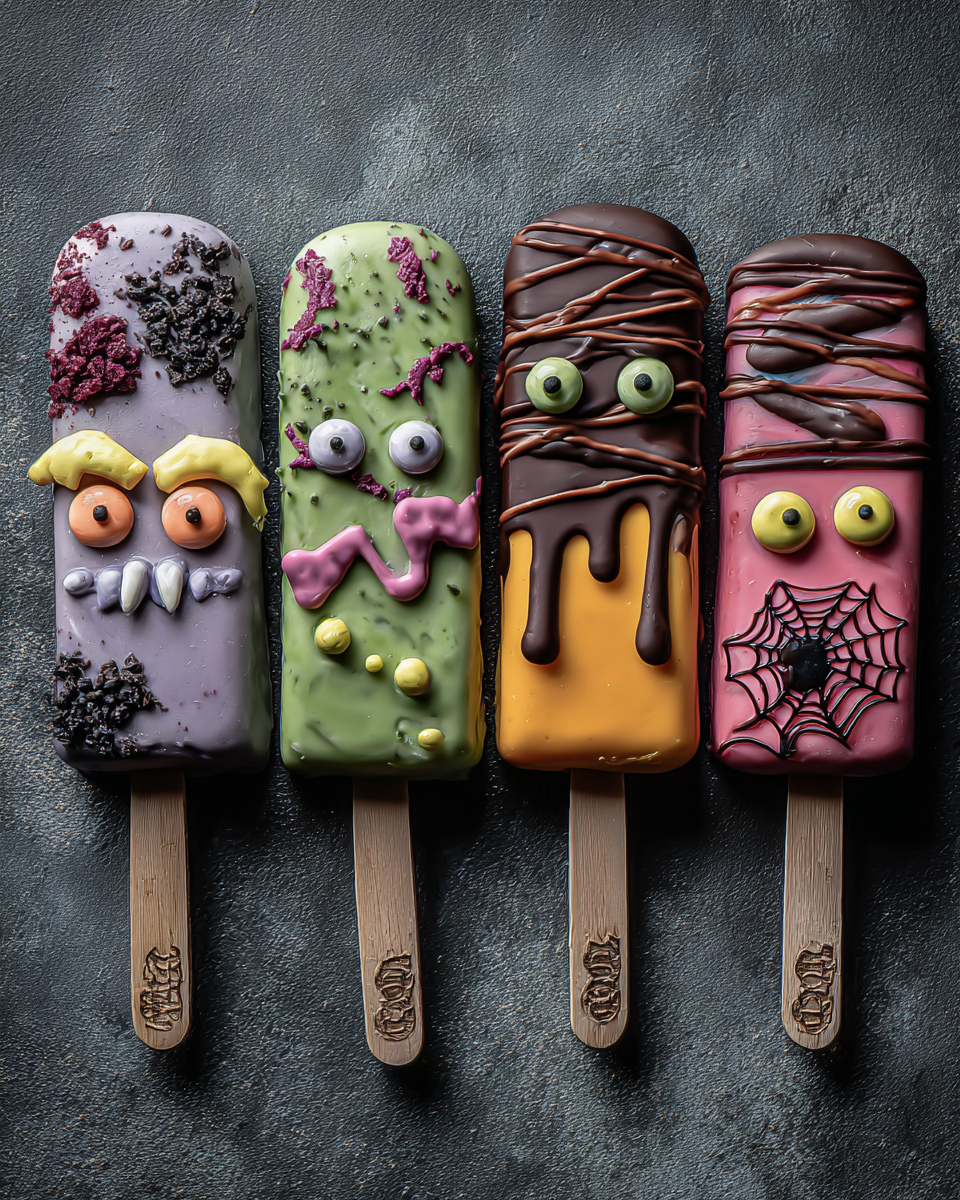 Spooky Monster Cakesicles: Easy Halloween treats that will delight kids and adults alike. Get creative with these ghoulish cakes on a stick! *Discover*