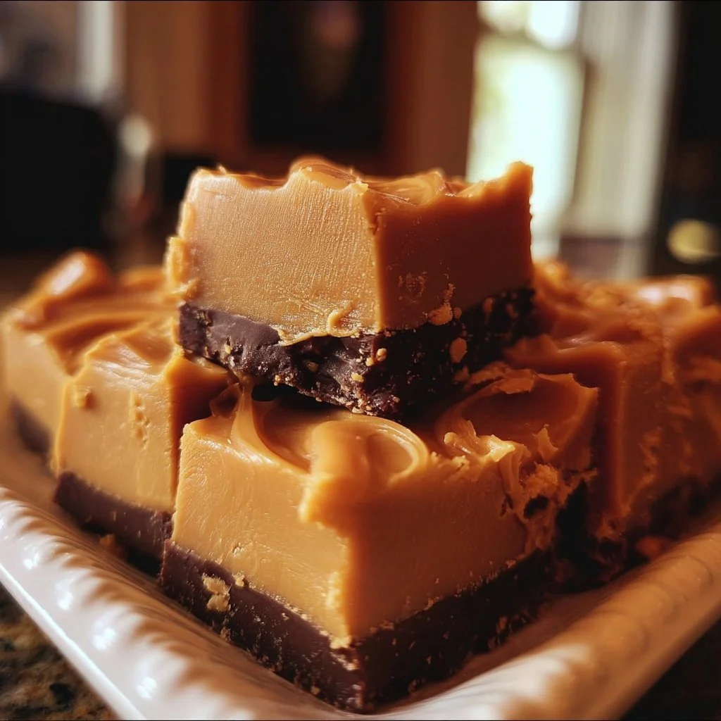 Delicious caramel coffee fudge dessert with rich caramel and coffee flavors