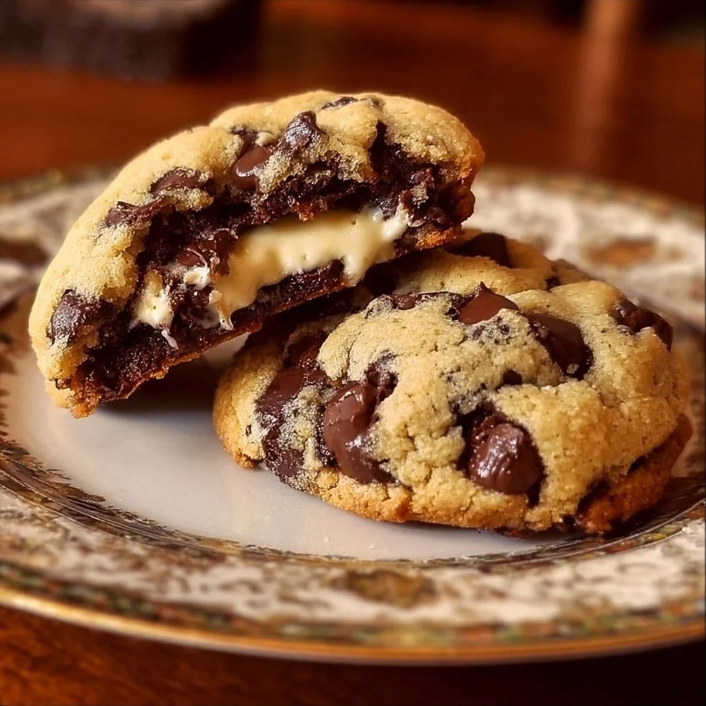 Cheesecake Stuffed Chocolate Chip Cookies