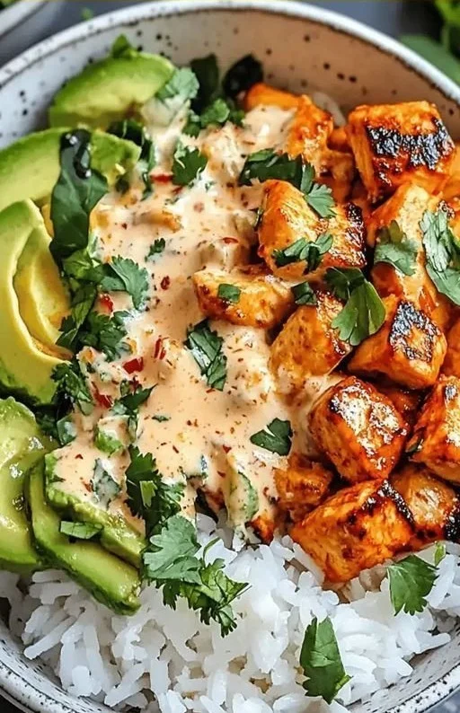 Coconut Chicken Rice Bowl