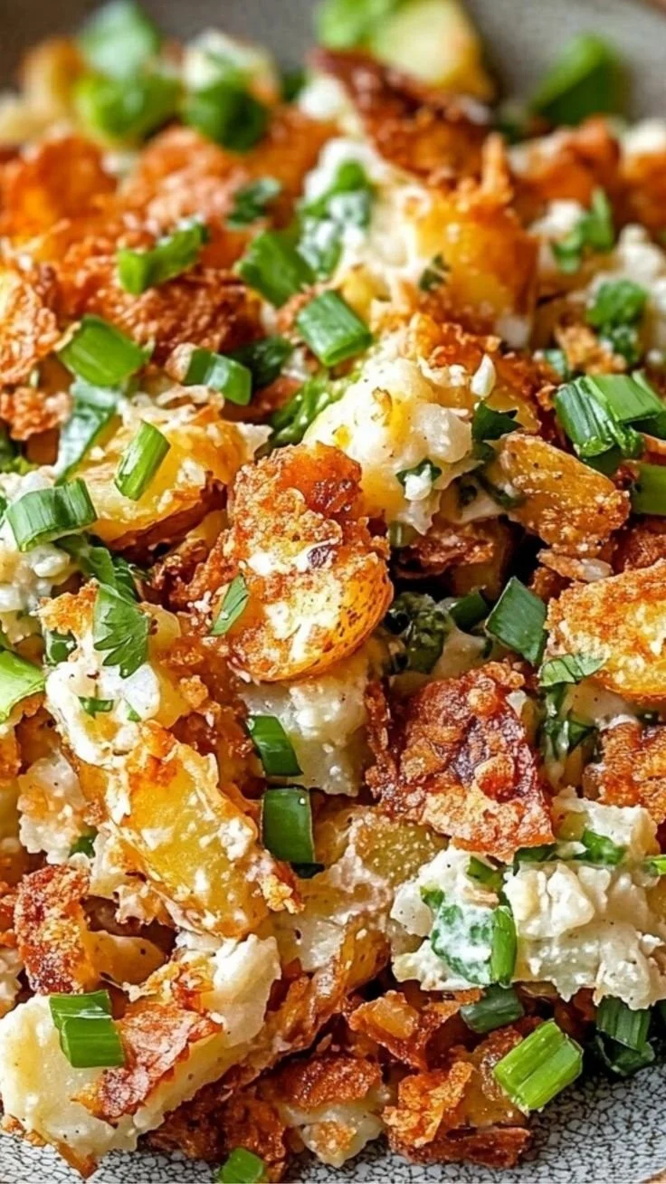 Crispy Smashed Potato Salad 4 Crispy Smashed Potato Salad