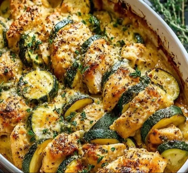 Easy Chicken Zucchini Bake