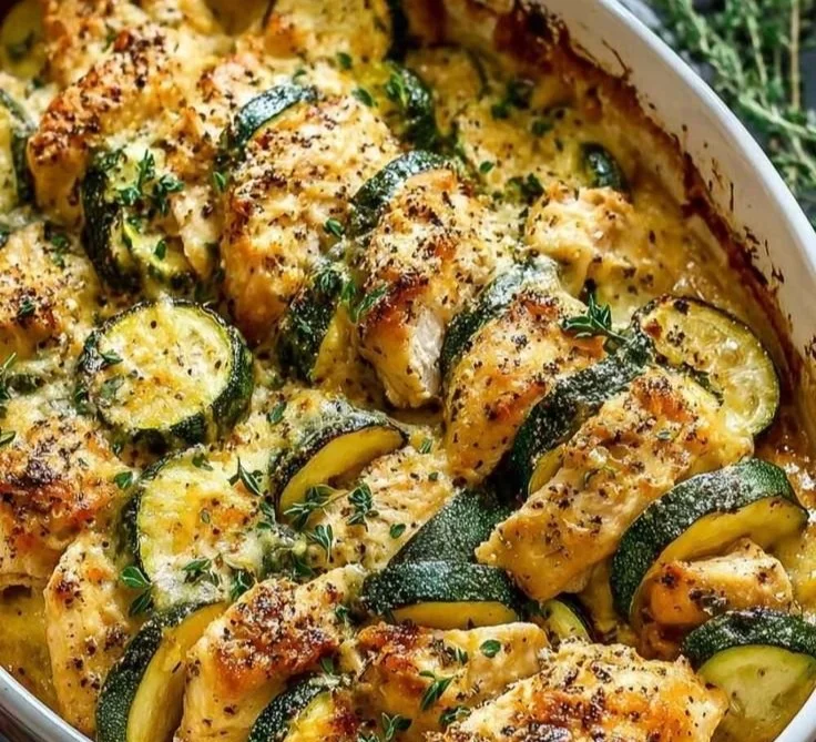 Easy Chicken Zucchini Bake